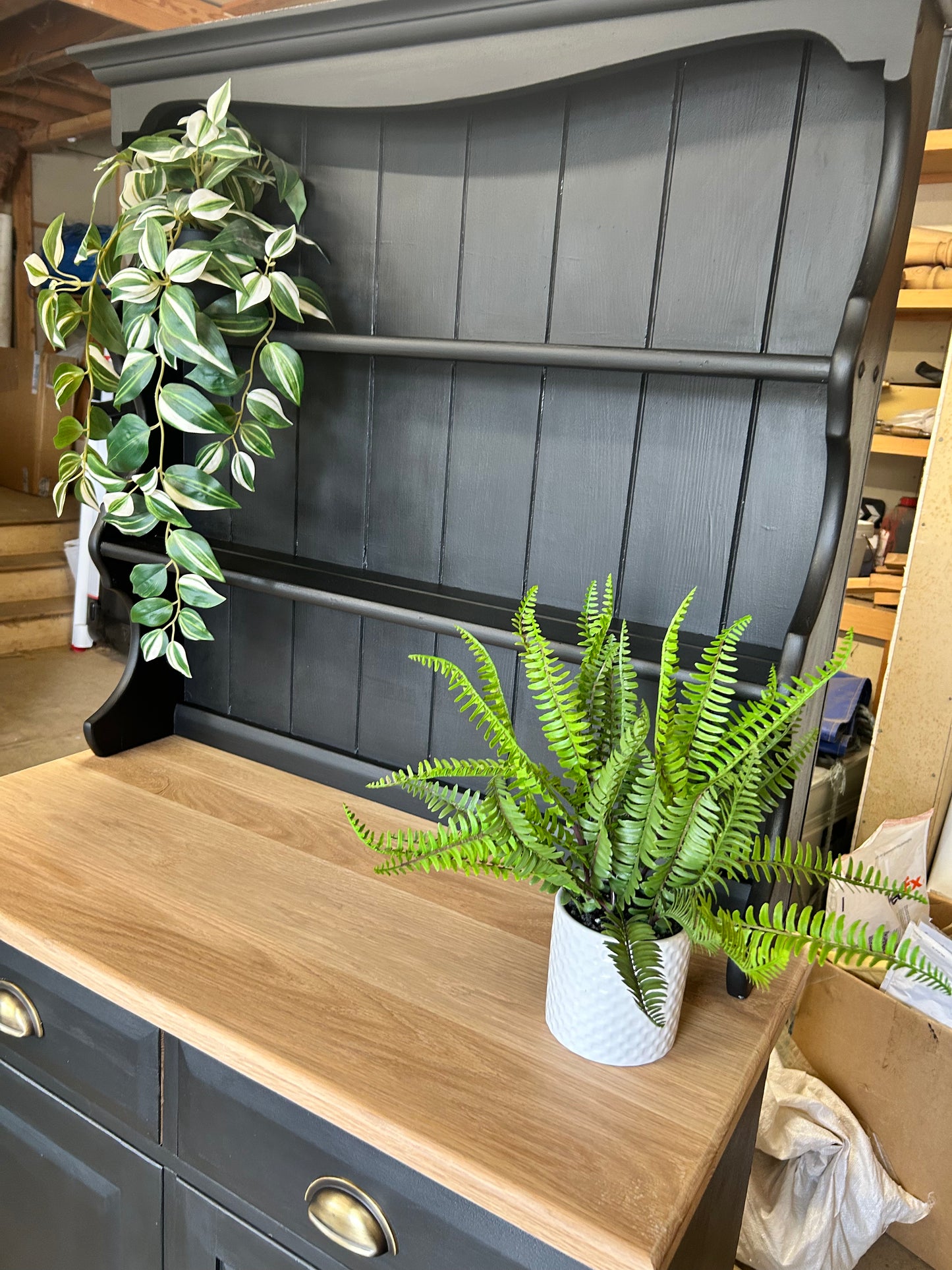 Oak Topped Small Dresser